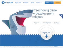 Tablet Screenshot of fileshark.pl